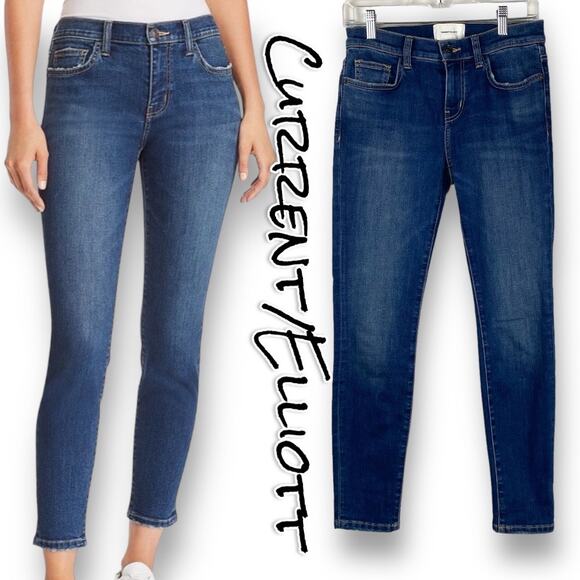 Current/Elliott Denim - Current/Elliott Stiletto One Year Worn Medium Wash Womens Size 26